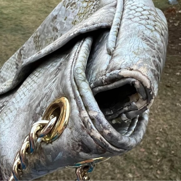 ANN KLEIN Grey Shoulder bag Purse - Picture 8 of 8